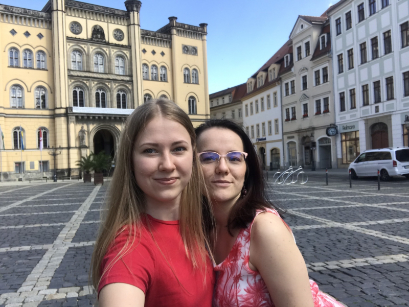 Daria e Elena na Alemanha