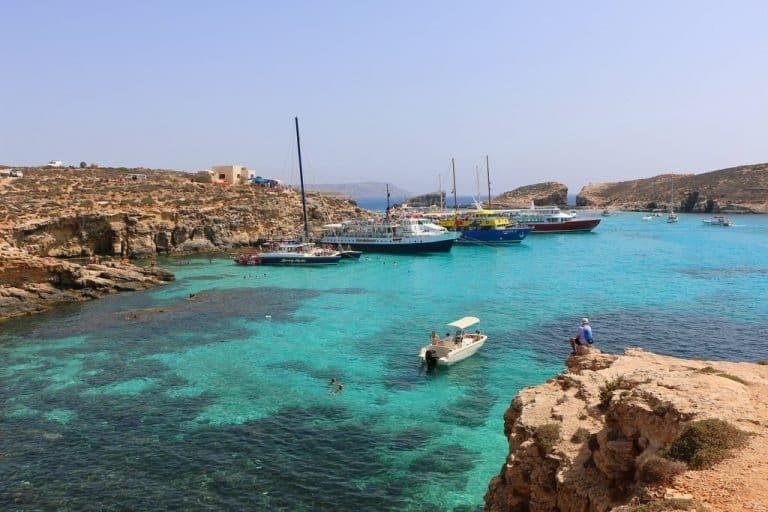 Lagoa Azul ou Blue Lagoon é uma das belas praias de Malta