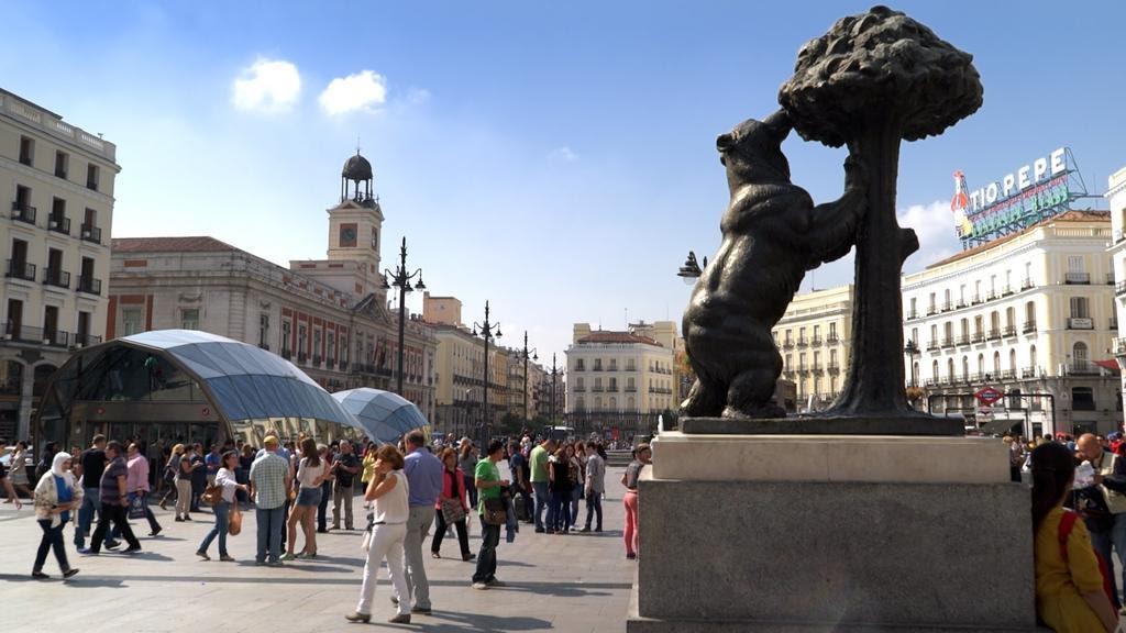 Puerta del Sol, um dos marcos de Madrid