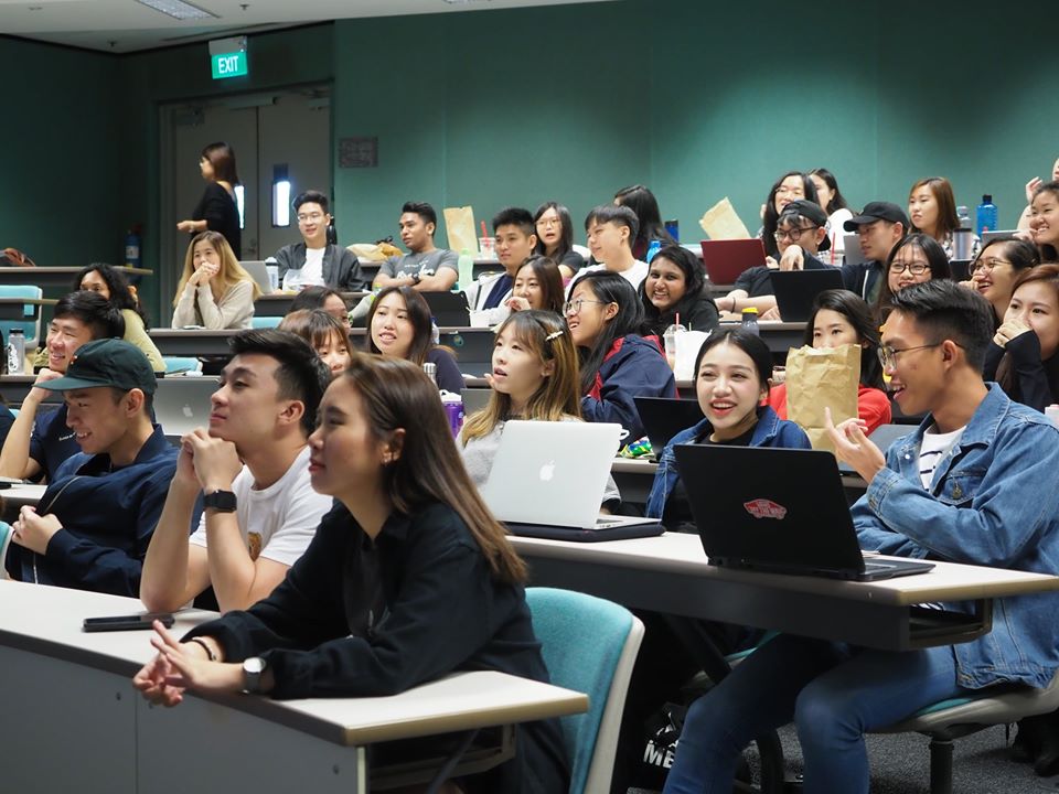 A class at the Singapore Institute of Management