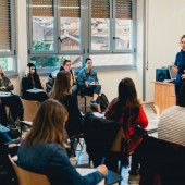 Uma educação americana no coração de Roma